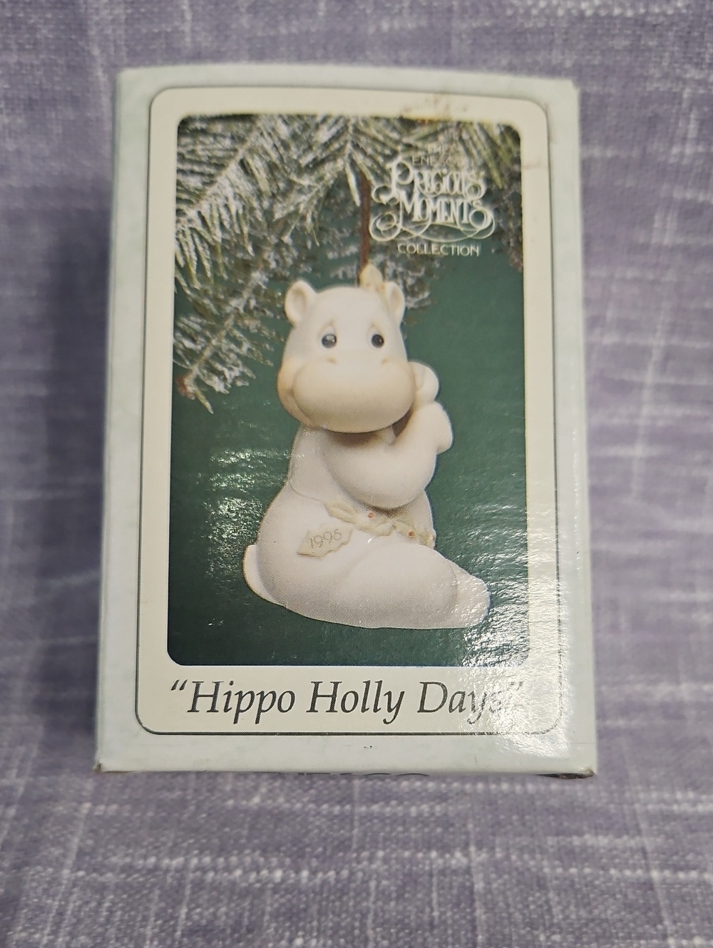 Precious Moments Hippo Holly Days Ornament